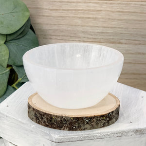 Selenite Moroccan 3" Crystal Bowl - Interiors in Balance