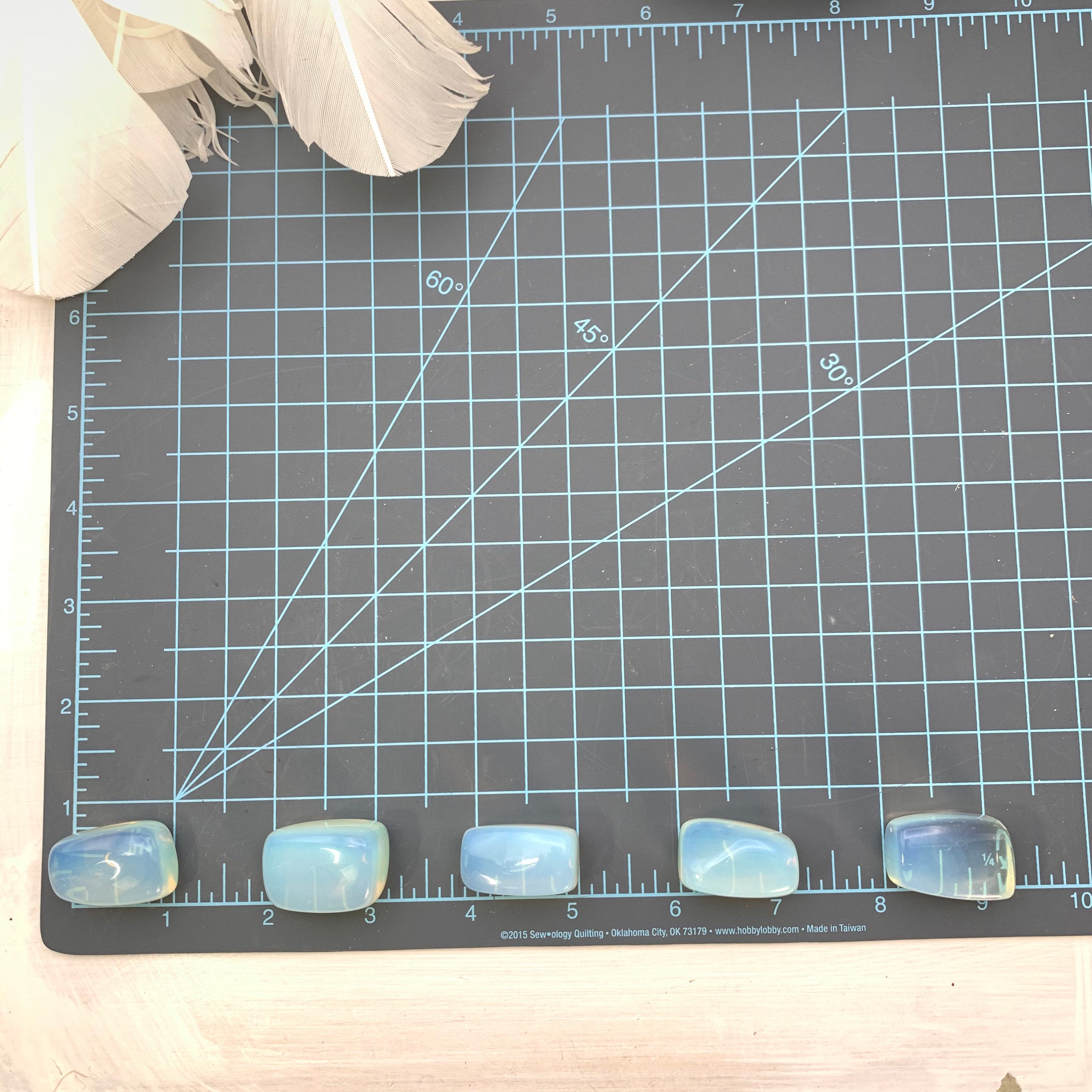 Opalite Tumbled Crystal, Polished Stone - Interiors in Balance