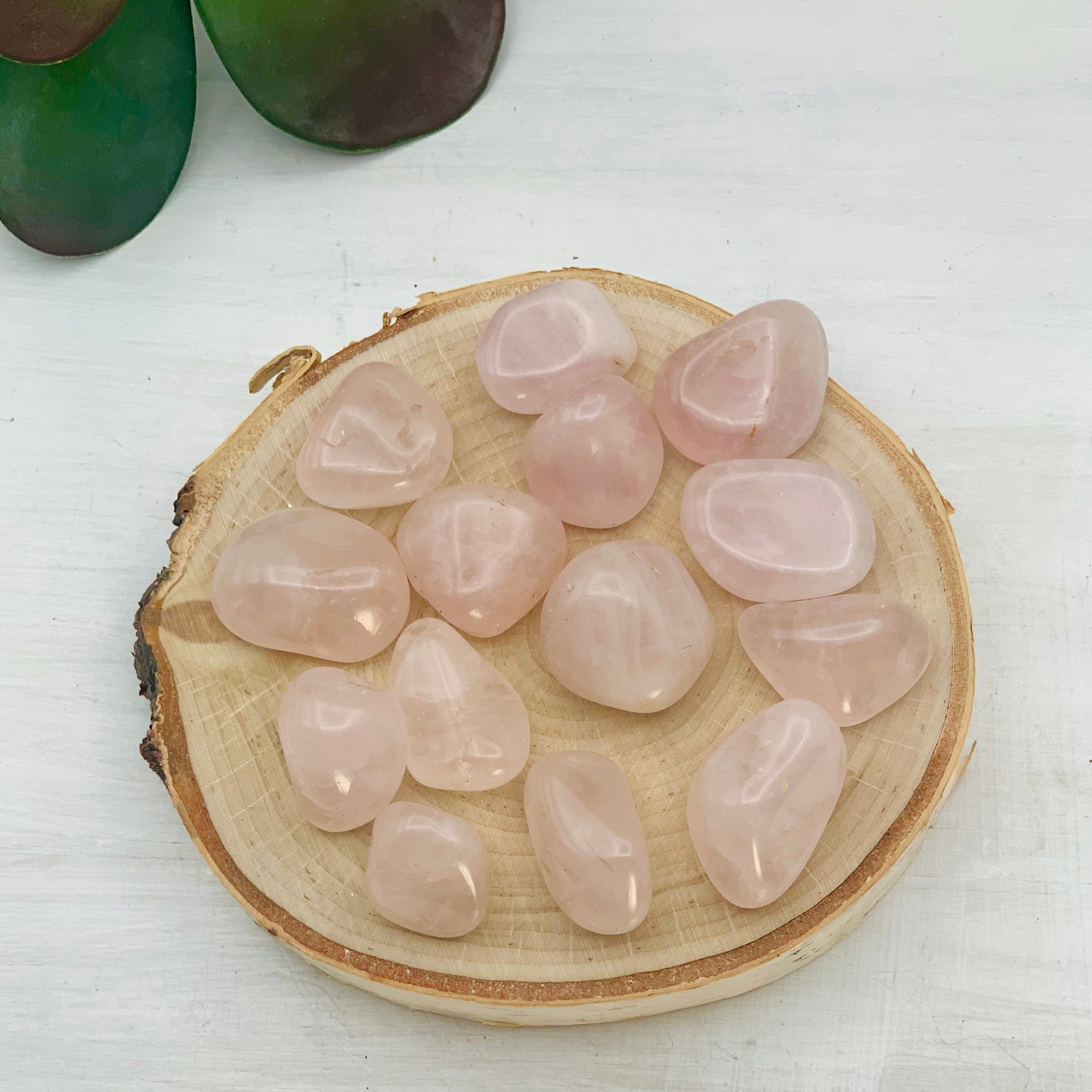 Rose Quartz Tumbled Nugget (1 Per Order) - Interiors in Balance
