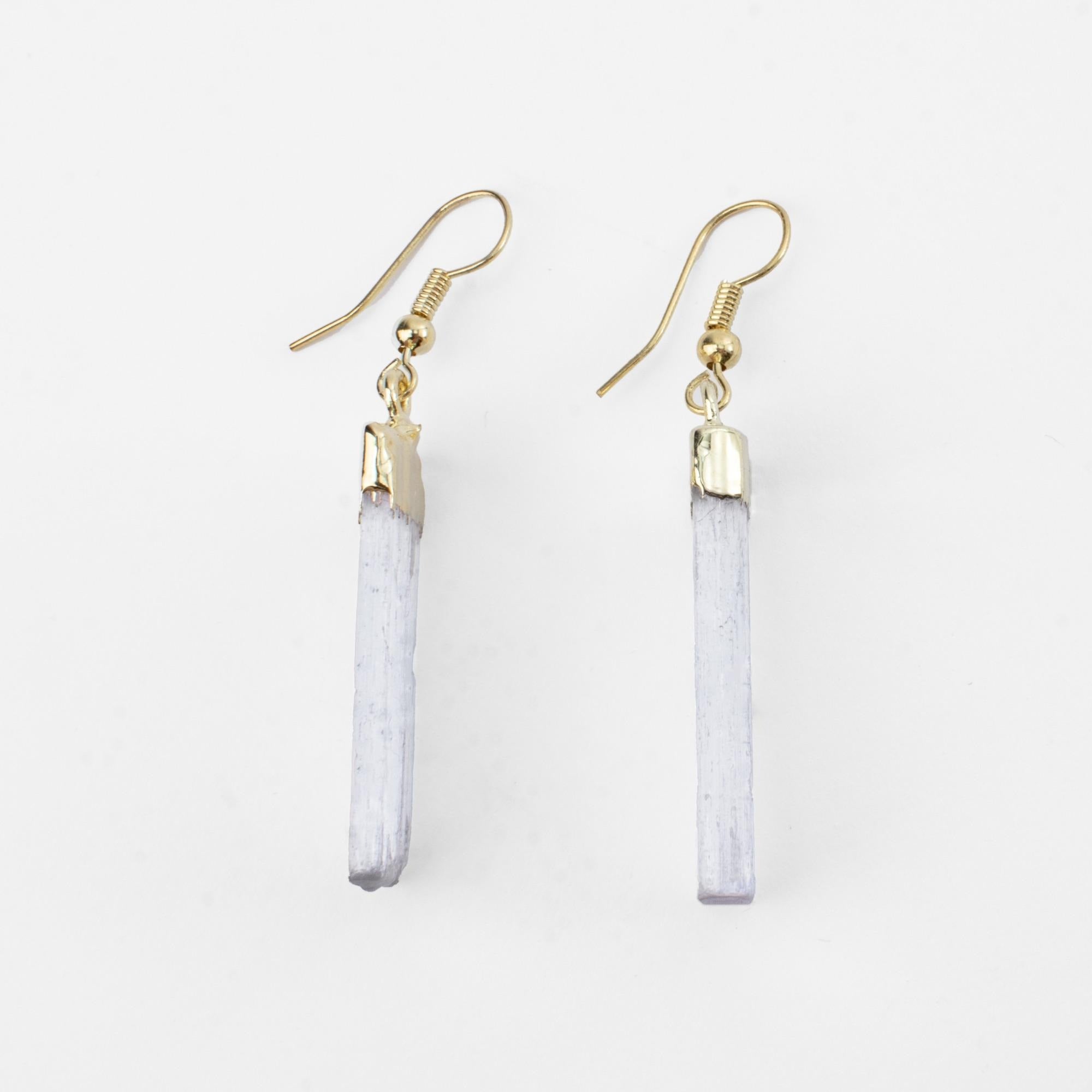 Selenite Crystal Earrings