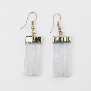 Selenite Crystal Earrings