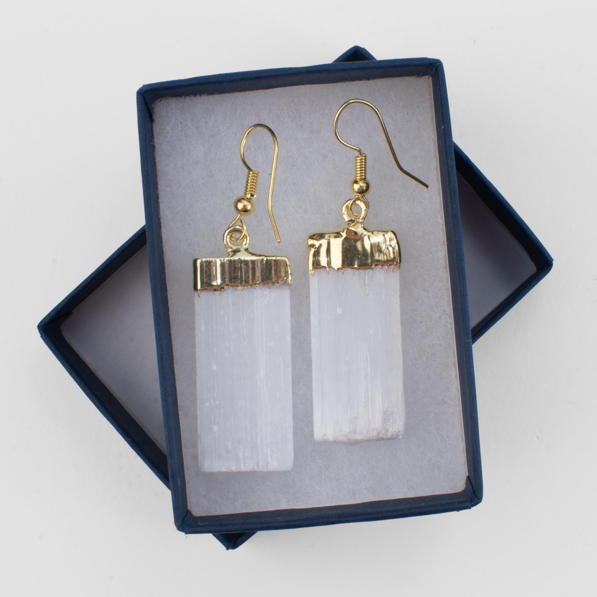 Selenite Crystal Earrings