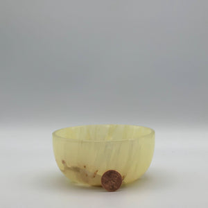 Pineapple Calcite Bowl 4"