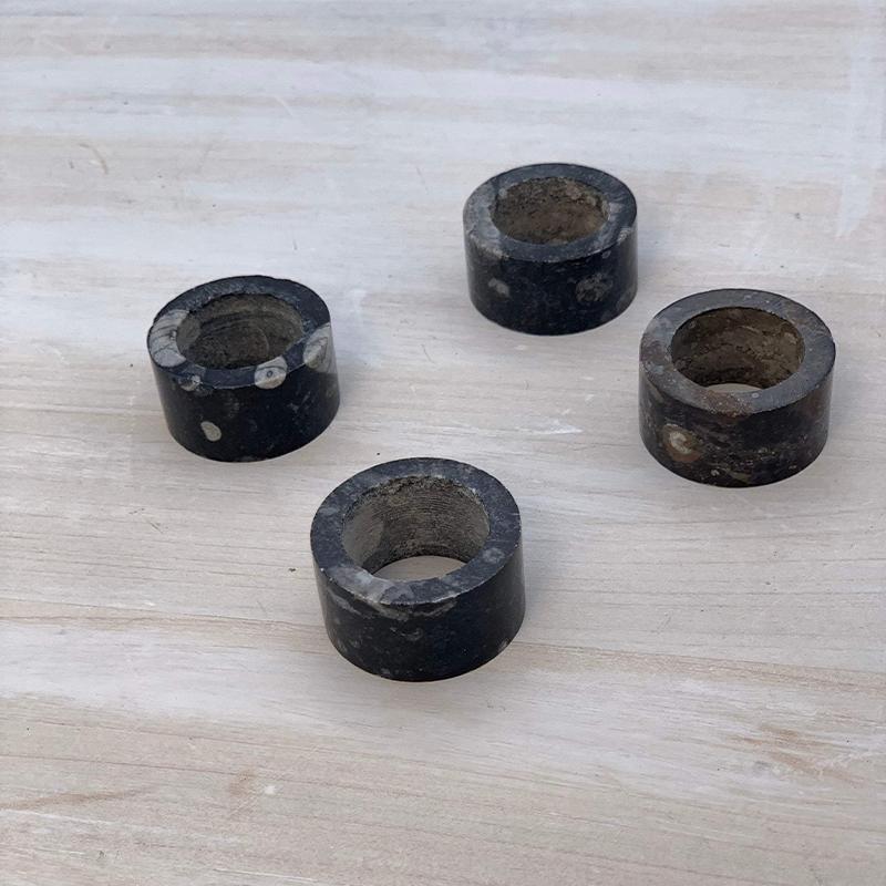 Stone Sphere Stand. Natural Stone Base. - Interiors in Balance