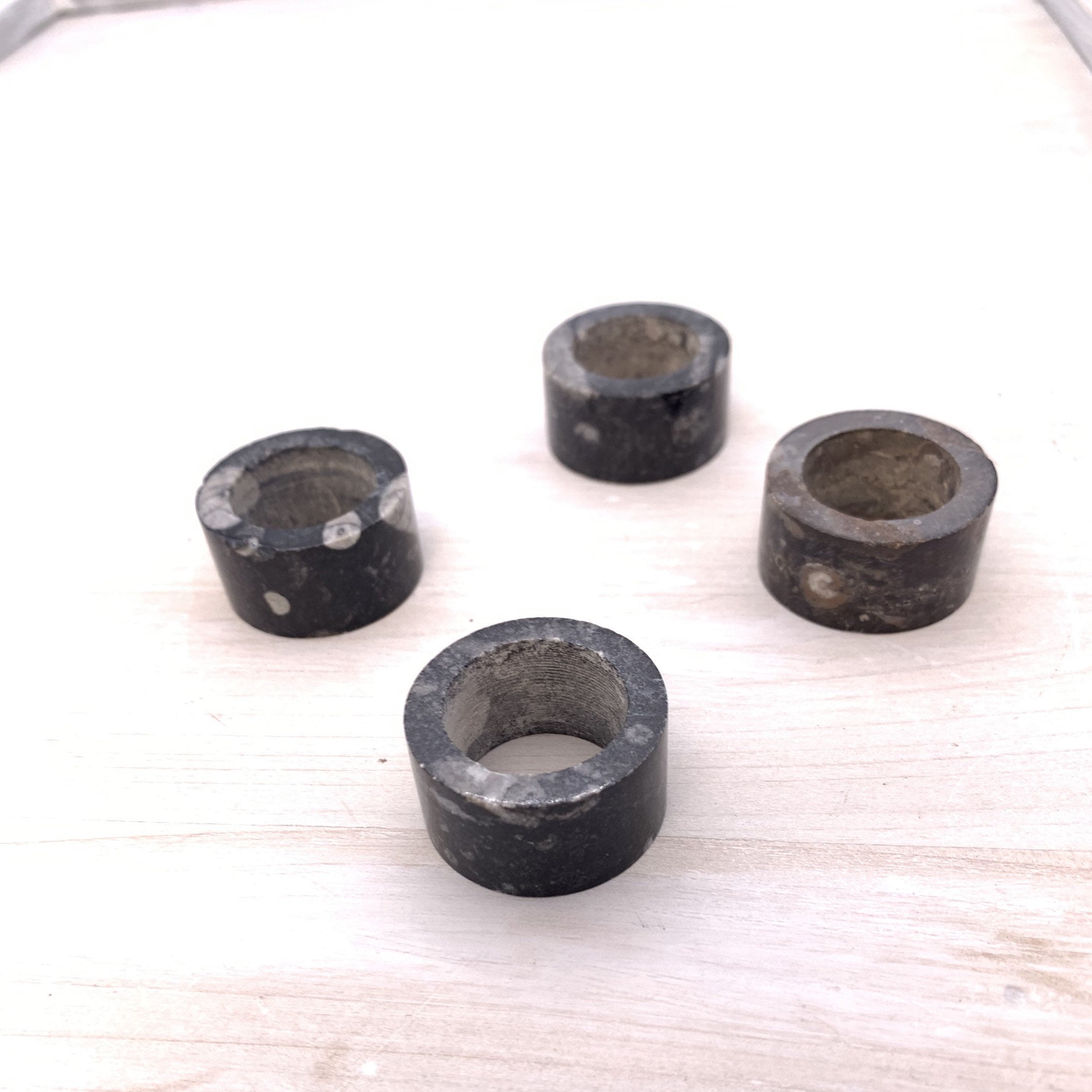 Stone Sphere Stand. Natural Stone Base. - Interiors in Balance