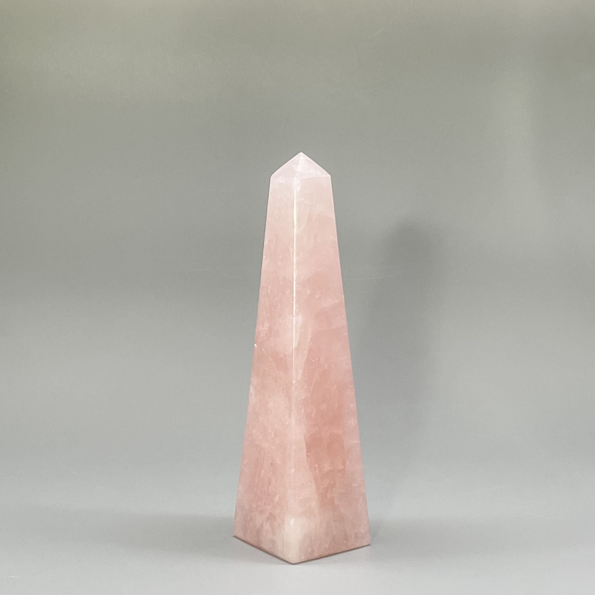 Rose Quartz Obelisk, 6” High