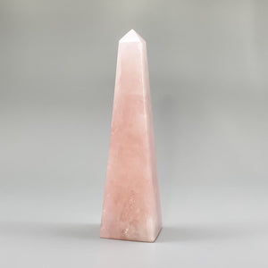 Rose Quartz Obelisk, 6” High