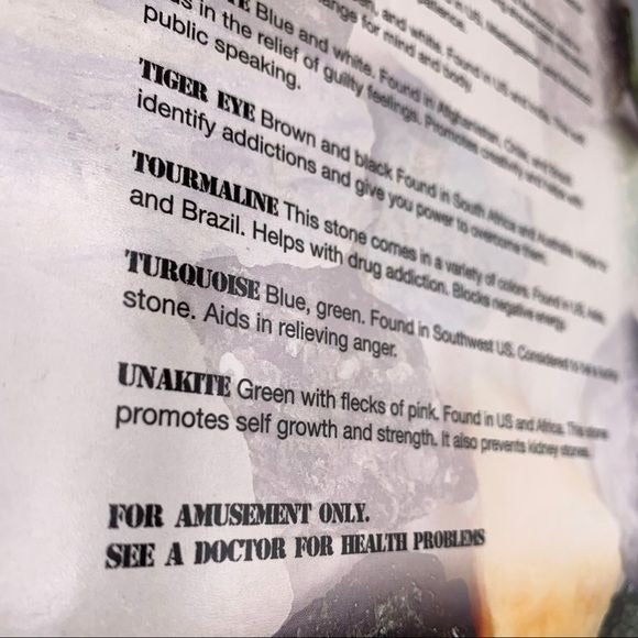 Crystal Meaning, Origin Reference Sheet